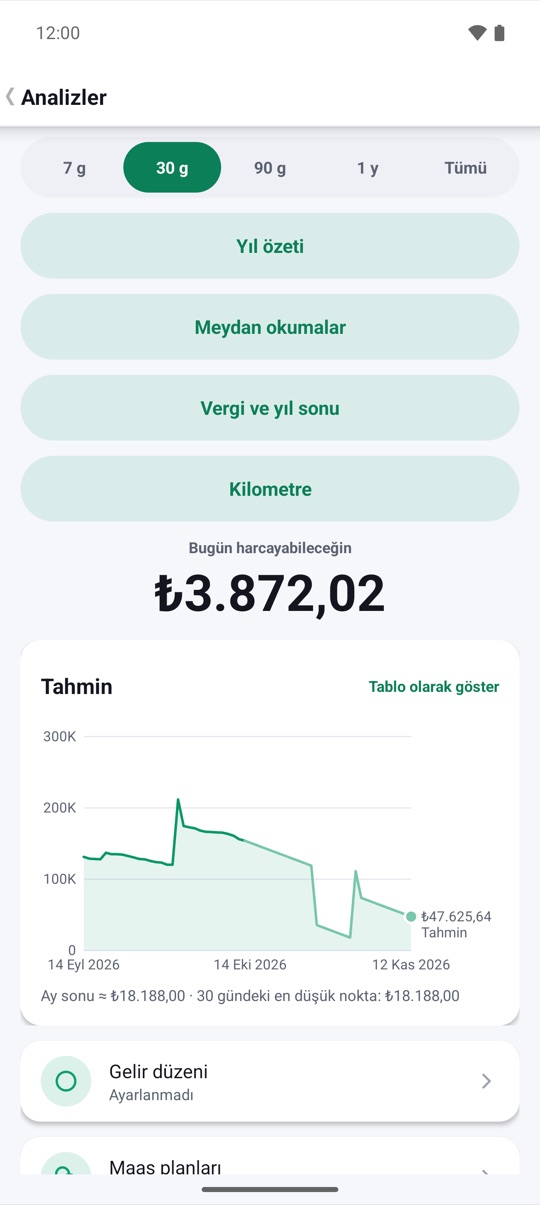 tek bir sayı.